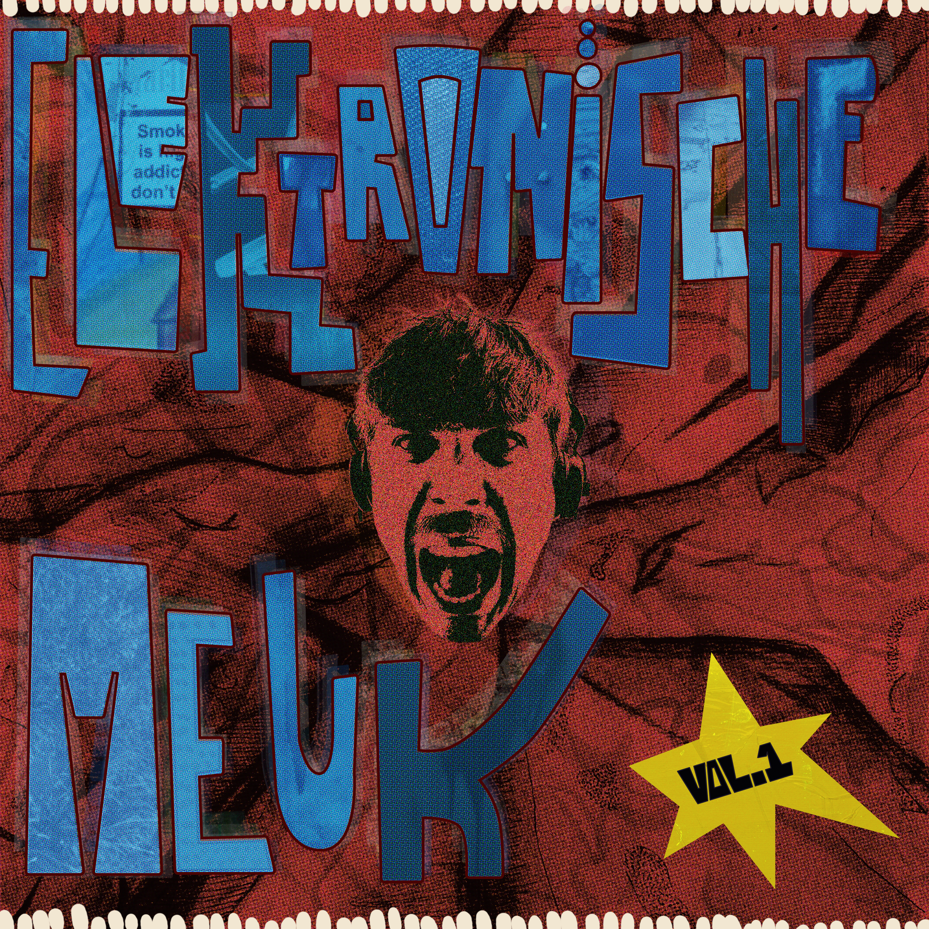 The cover for Elektronische Meuk Vol. 1.
