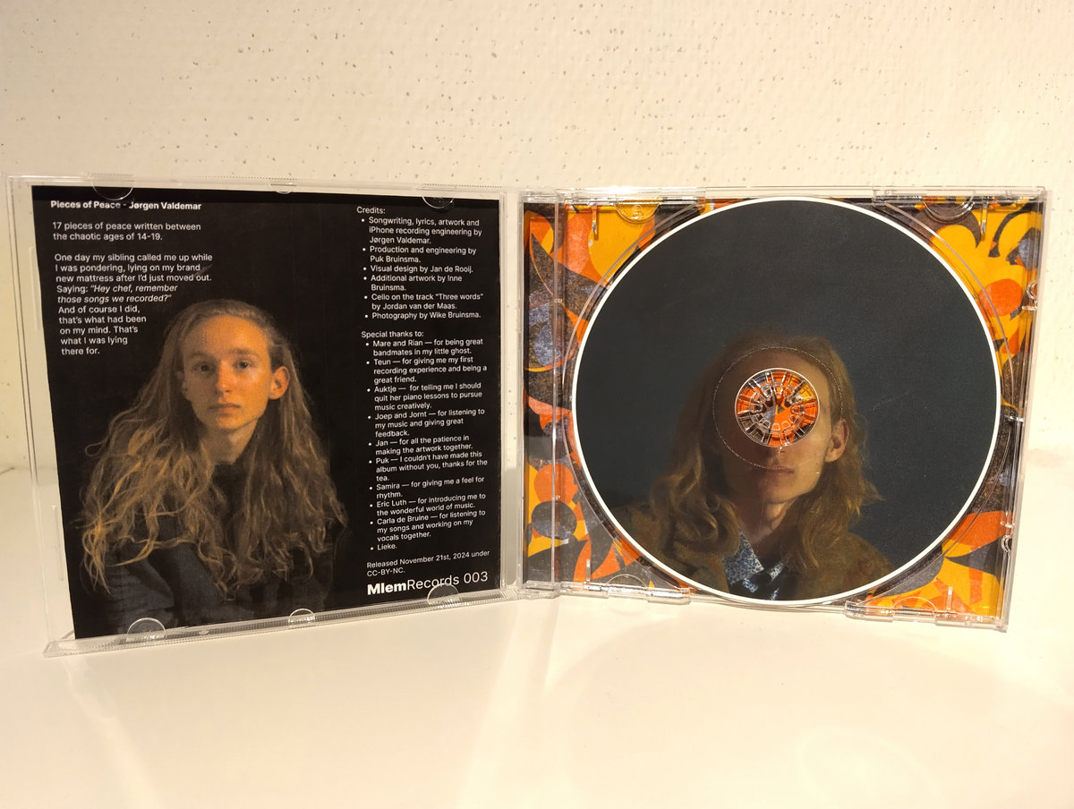 The cover for Pieces of Peace CD.